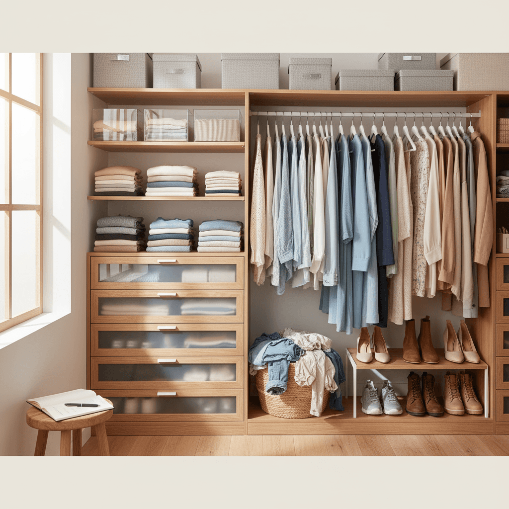 Ruhásszekrény kitakarítása lépésről lépésre