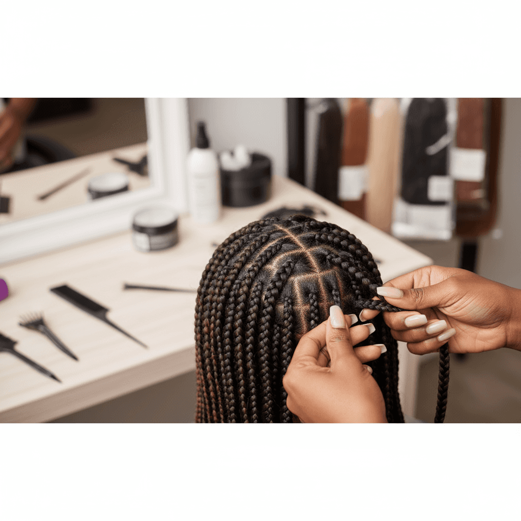 A box braids fonás művészete: részletes útmutató lépésről lépésre