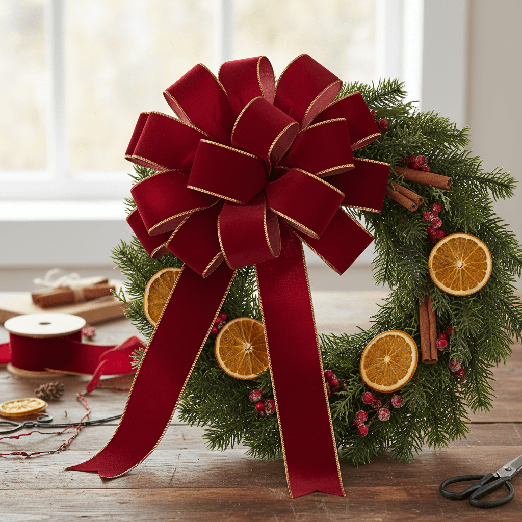 A tökéletes masni készítése koszorúhoz: részletes útmutató