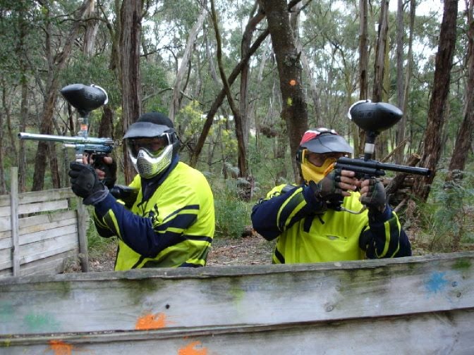 A paintball