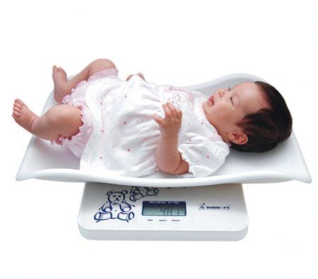 A csecsemő súlygyarapodása