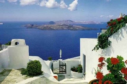 Santorini, a görög Kükládok gyöngyszeme