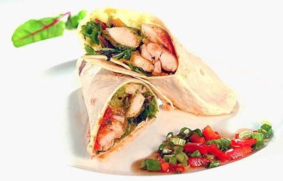 Csirkés tortilla