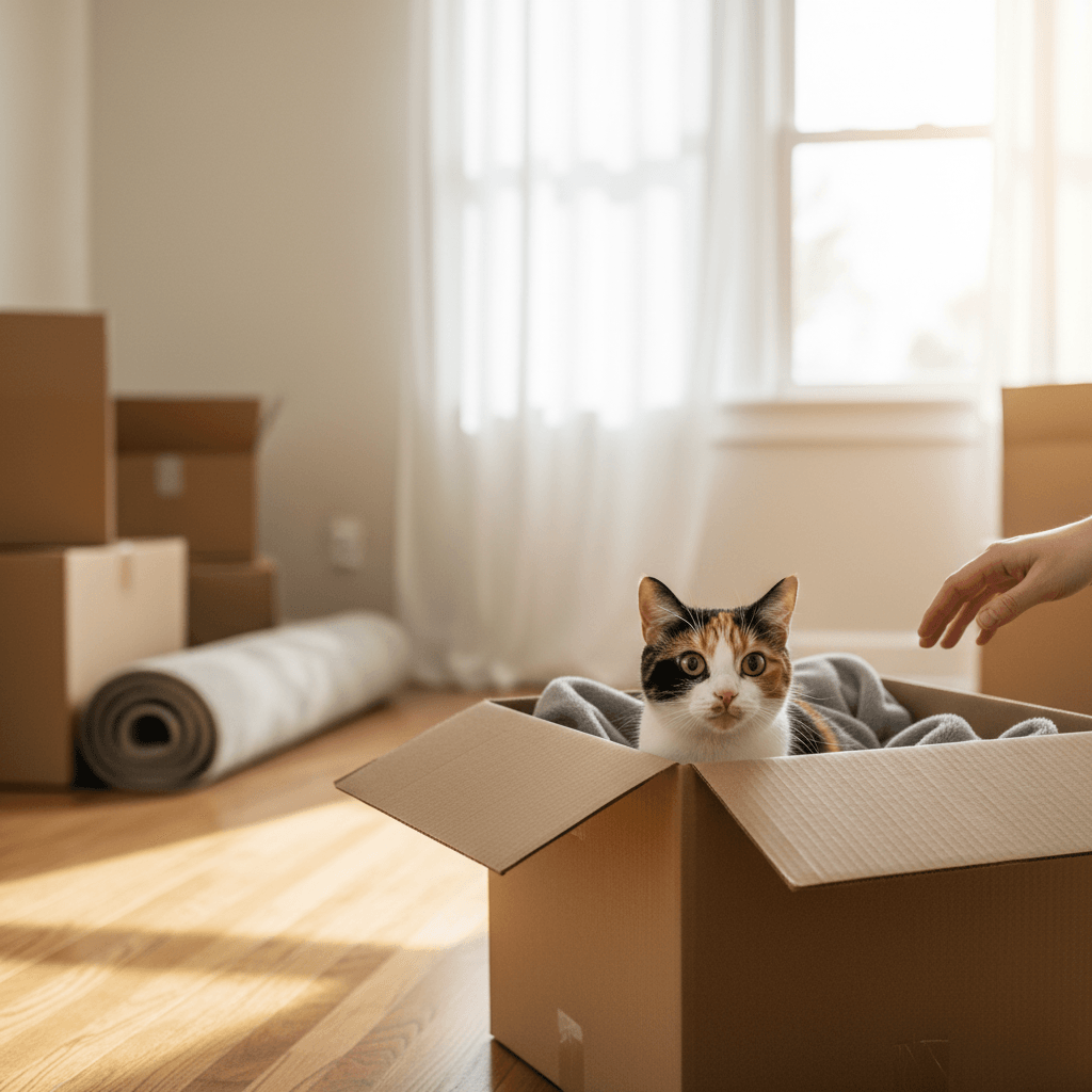 Hogyan előzzük meg, hogy a macska elszökjön költözés után