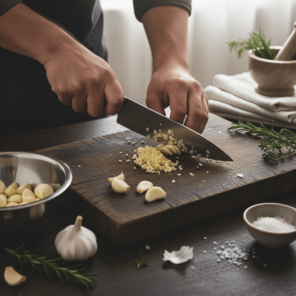 A fokhagyma aprításának művészete: útmutató kezdőknek és haladóknak