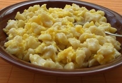 Tojásos galuska, vagyis nokedli elkészítése