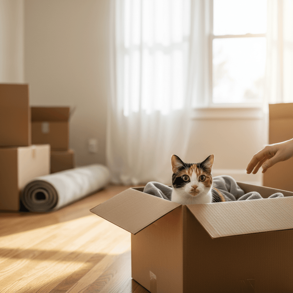 Hogyan előzzük meg, hogy a macska elszökjön költözés után