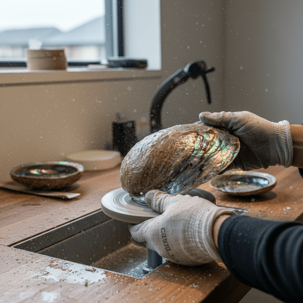 Az abalone kagyló fényezése: útmutató a rejtett gyöngyházfény feltárásához