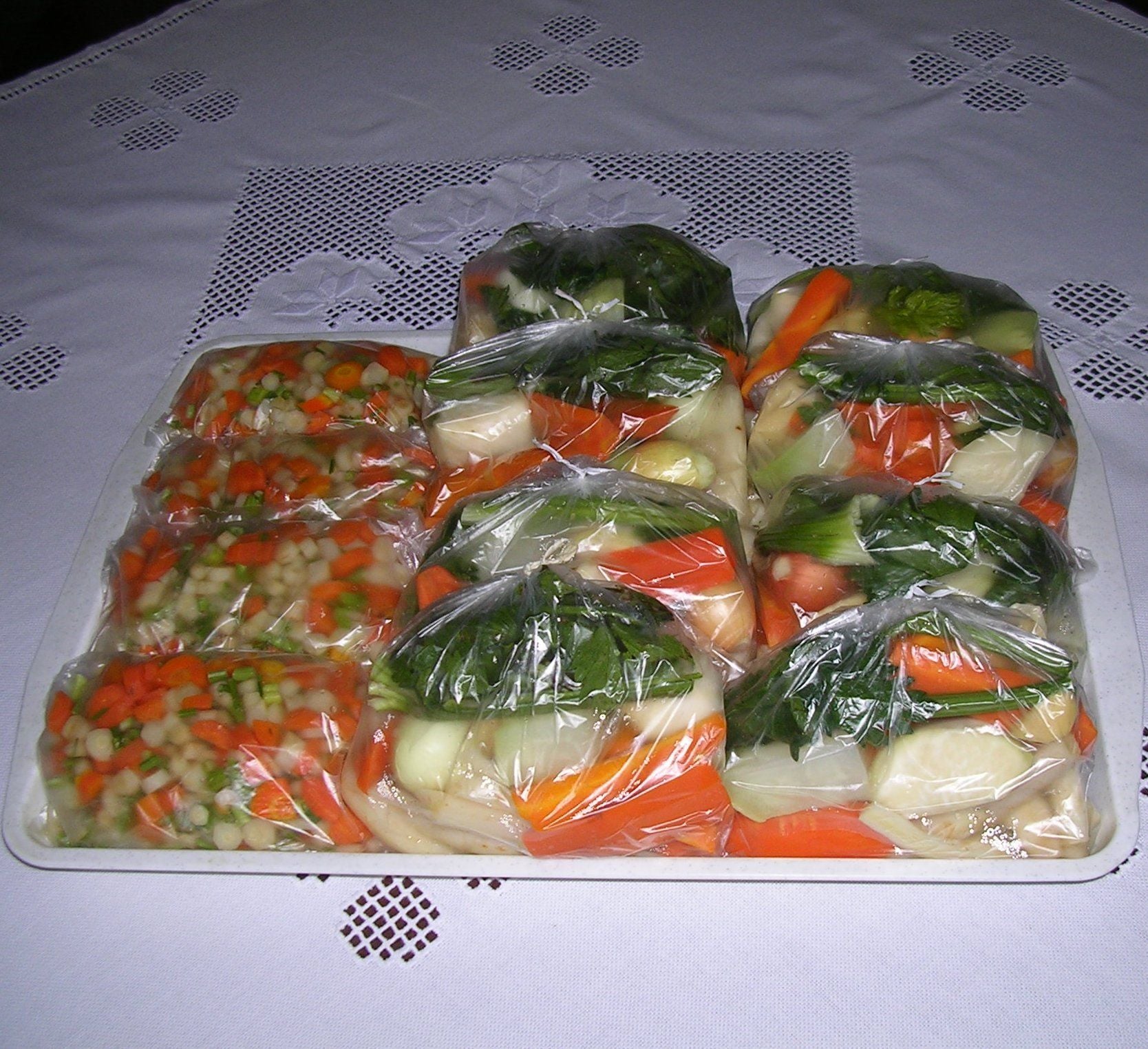 Zöldségek fagyasztása