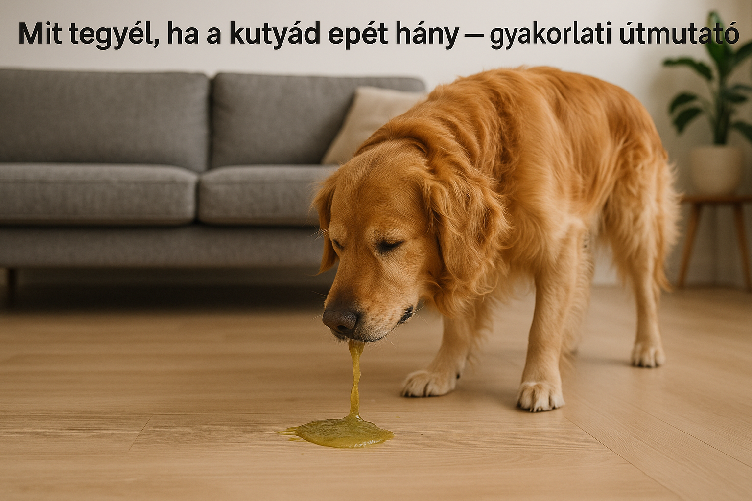 Mit tegyél, ha a kutyád epét hány — gyakorlati útmutató