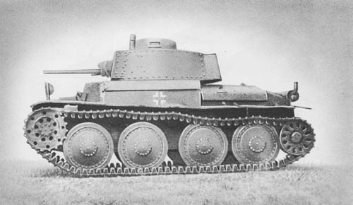A Panzer38 (T) a „zsákmányolt harckocsi”
